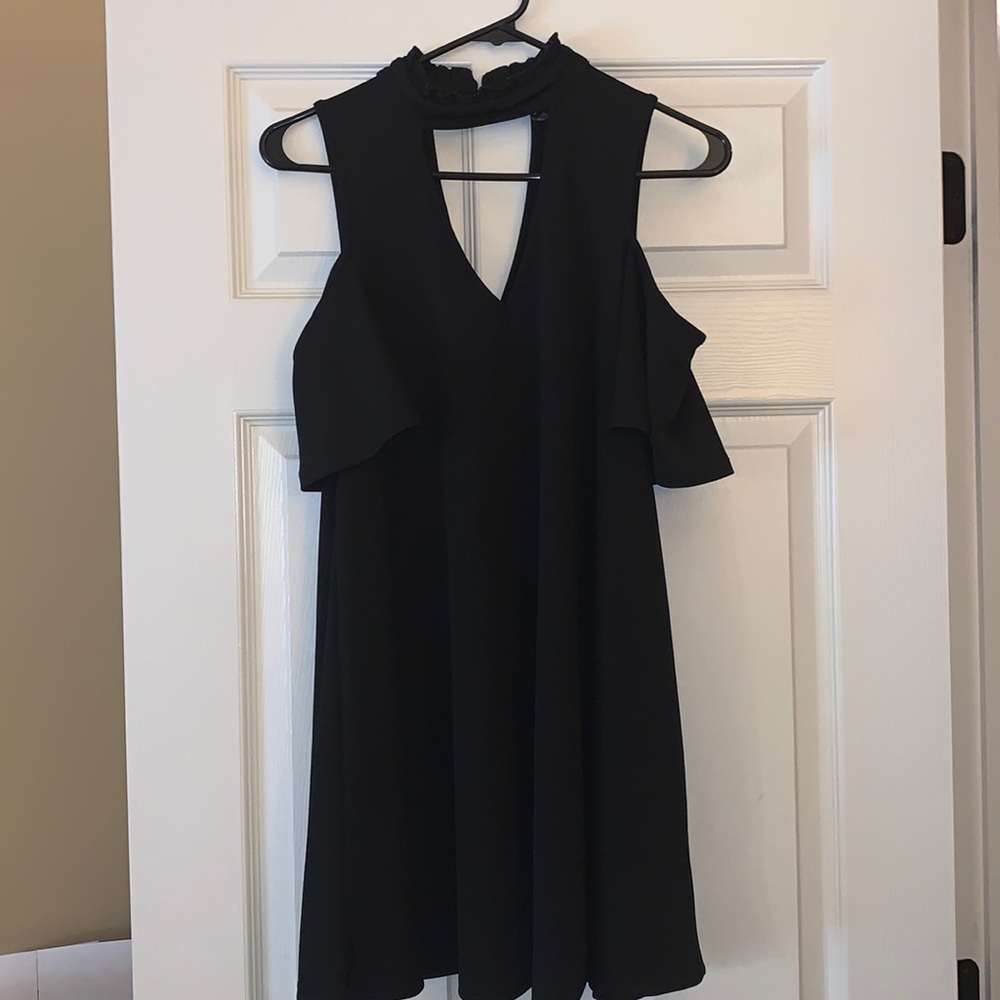 Size Medium Open Shoulder Little Black Dress